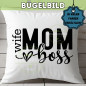 Preview: Bügelbild Muttertag - Mom Boss